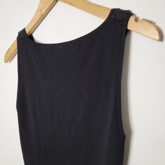 Rag & Bone Silk Ruffle Black Dress Size XS - Picture 5 of 9